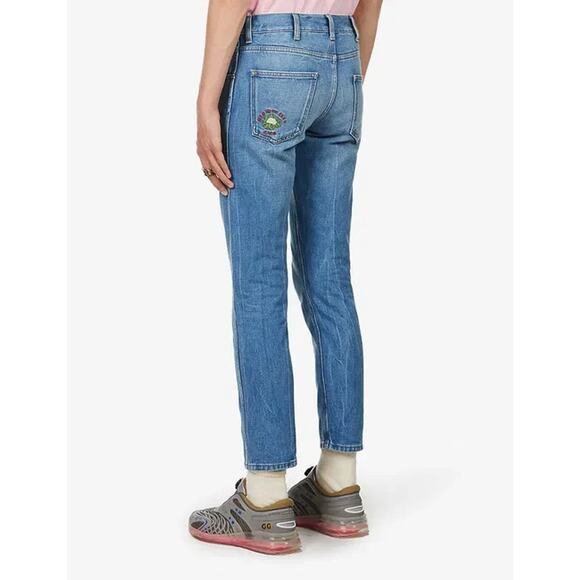 Gucci Tapered Faded-Wash Denim Jeans Size 34 - Picture 1 of 10